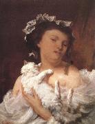 Gustave Courbet, Lady and cat